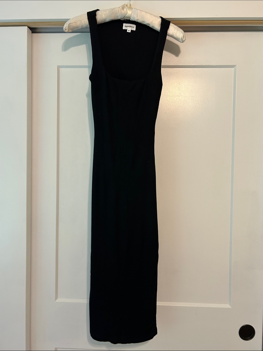 superdown Black Tank Midi Dress
